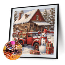 Load image into Gallery viewer, Winter Snow Cabin 40*40CM(Picture) Full Square Drill Diamond Painting
