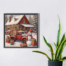 Load image into Gallery viewer, Winter Snow Cabin 40*40CM(Picture) Full Square Drill Diamond Painting
