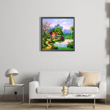 Load image into Gallery viewer, Lakeside Cabin 50*50CM(Picture) Full Square Drill Diamond Painting
