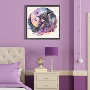 Halloween Witch 40*40CM(Canvas) Full Round Drill Diamond Painting
