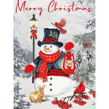 Load image into Gallery viewer, Snowman 30*40CM(Canvas) Full Round Drill Diamond Painting
