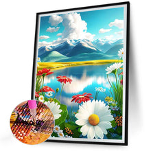 Load image into Gallery viewer, Flowers 30*40CM(Picture) Partial AB Full Square Drill Diamond Painting
