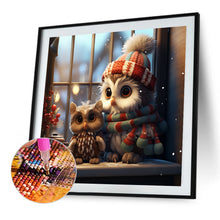 Load image into Gallery viewer, Winter Night Animals 40*40CM(Picture) Full Round Drill Diamond Painting
