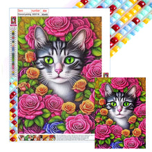 Load image into Gallery viewer, Cat 30*40CM(Canvas) Full Square Drill Diamond Painting
