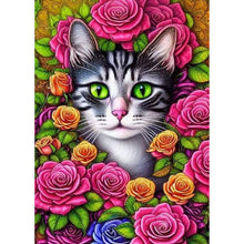 Load image into Gallery viewer, Cat 30*40CM(Canvas) Full Square Drill Diamond Painting
