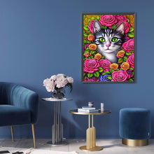 Load image into Gallery viewer, Cat 30*40CM(Canvas) Full Square Drill Diamond Painting
