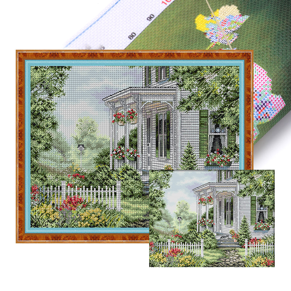 Joy Sunday - Sweet Home - 53*44CM 14CT 2 Stamped Cross Stitch
