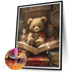 Cubby Bear 30*40CM(Canvas) Full Round Drill Diamond Painting