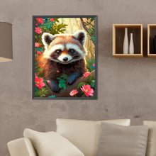Load image into Gallery viewer, Raccoon 30*40CM(Canvas) Full Round Drill Diamond Painting
