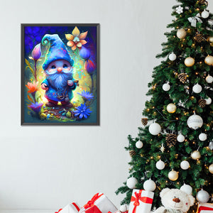 Jungle Gnome Grandpa 30*40CM(Canvas) Full Round Drill Diamond Painting