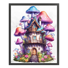 Load image into Gallery viewer, Yishu - Mushroom House - 50*60CM 11CT 3 Stamped Cross Stitch
