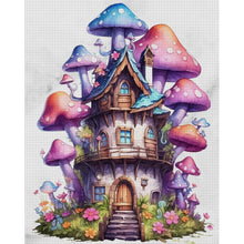 Load image into Gallery viewer, Yishu - Mushroom House - 50*60CM 11CT 3 Stamped Cross Stitch
