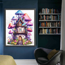 Load image into Gallery viewer, Yishu - Mushroom House - 50*60CM 11CT 3 Stamped Cross Stitch
