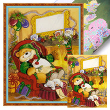 Load image into Gallery viewer, Huancan - Christmas Bear - 40*55CM 11CT 3 Stamped Cross Stitch
