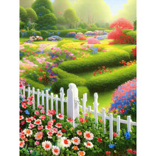 Load image into Gallery viewer, Garden Corner 30*40CM(Canvas) Full Round Drill Diamond Painting
