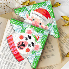 Load image into Gallery viewer, 4Pcs PVC DIY Diamond Painting Bookmark Art Projects Gift (Cartoon Snowman 7)
