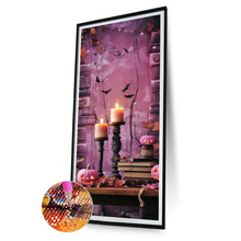 Load image into Gallery viewer, Halloween Desk 30*70CM(Canvas) Full Round Drill Diamond Painting
