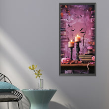 Load image into Gallery viewer, Halloween Desk 30*70CM(Canvas) Full Round Drill Diamond Painting
