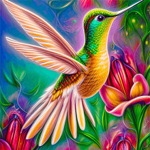 Load image into Gallery viewer, Huancan - Hummingbird - 50*50CM 11CT 3 Stamped Cross Stitch
