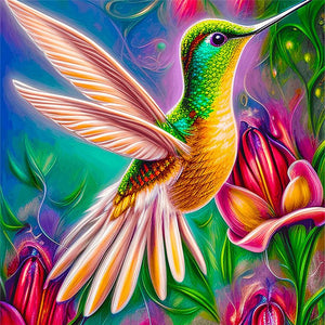 Huancan - Hummingbird - 50*50CM 11CT 3 Stamped Cross Stitch