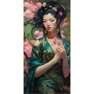 Yishu - Ancient Beauty - 50*100CM 11CT 3 Stamped Cross Stitch