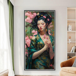 Yishu - Ancient Beauty - 50*100CM 11CT 3 Stamped Cross Stitch