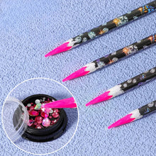 Load image into Gallery viewer, 12PCS Diamond Painting Pen Self Adhesive with Pencil Sharpener (Rose Red)
