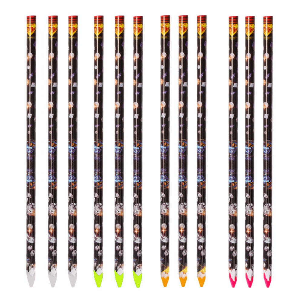 12PCS Diamond Painting Pen Self Adhesive with Pencil Sharpener (4 Colours)