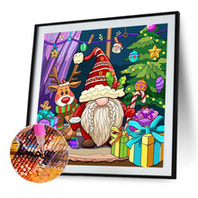 Load image into Gallery viewer, Christmas Gnome 40*40CM(Picture) Full Round Drill Diamond Painting

