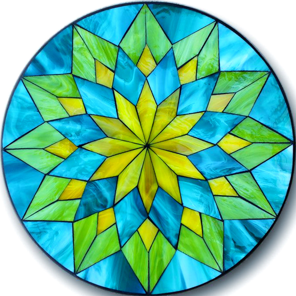 Mandala 40*40CM(Canvas) Full Round Drill Diamond Painting