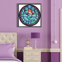 Load image into Gallery viewer, Ariel The Mermaid 40*40CM(Canvas) Full Round Drill Diamond Painting
