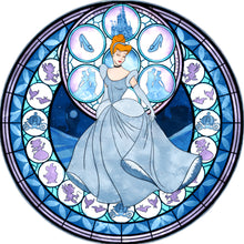 Load image into Gallery viewer, Cinderella Princess 40*40CM(Canvas) Full Round Drill Diamond Painting
