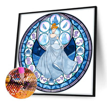 Load image into Gallery viewer, Cinderella Princess 40*40CM(Canvas) Full Round Drill Diamond Painting
