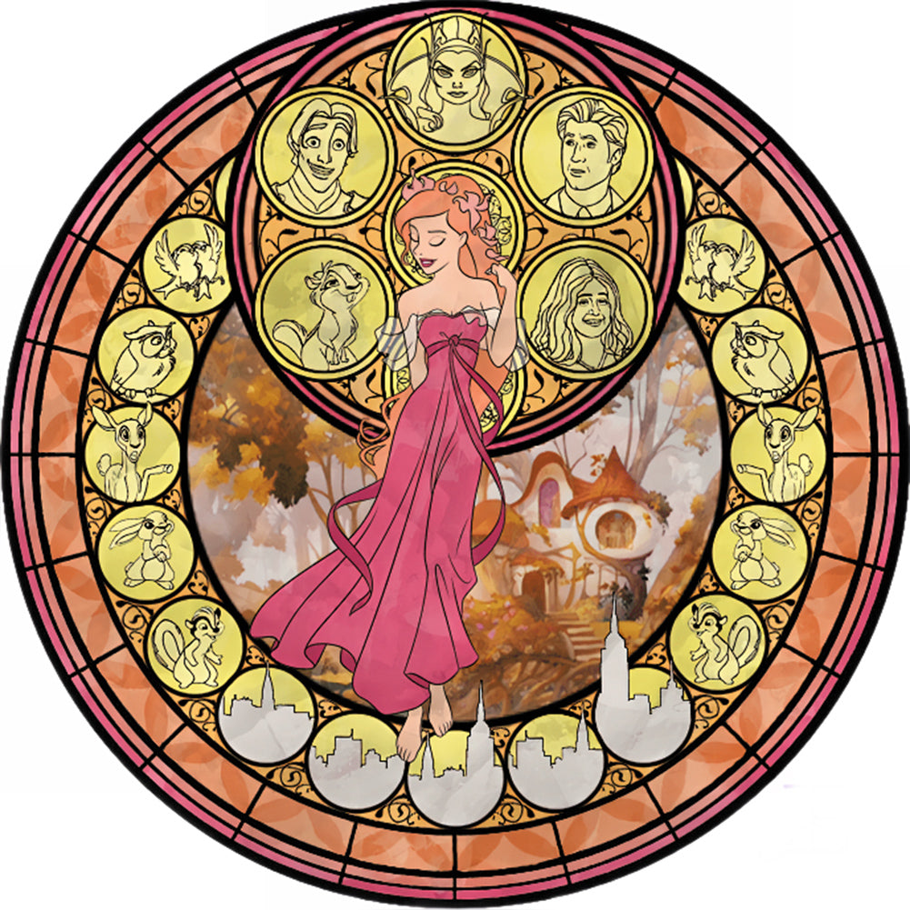 Giselle 40*40CM(Canvas) Full Round Drill Diamond Painting