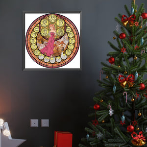 Giselle 40*40CM(Canvas) Full Round Drill Diamond Painting