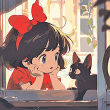Load image into Gallery viewer, Kiki&#39;S Delivery Service 40*40CM(Canvas) Full Round Drill Diamond Painting
