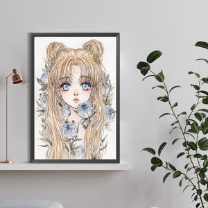 Saturn Moon 40*60CM(Canvas) Full Round Drill Diamond Painting