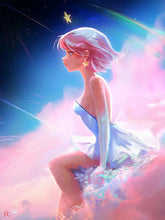Load image into Gallery viewer, Pink-Haired Idol 40*60CM(Canvas) Full Round Drill Diamond Painting
