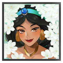 Load image into Gallery viewer, Huancan - Princess Jasmine - 50*50CM 11CT 3 Stamped Cross Stitch

