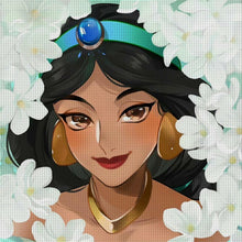 Load image into Gallery viewer, Huancan - Princess Jasmine - 50*50CM 11CT 3 Stamped Cross Stitch
