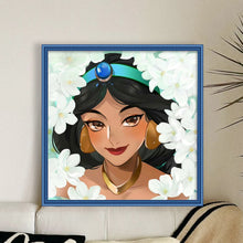 Load image into Gallery viewer, Huancan - Princess Jasmine - 50*50CM 11CT 3 Stamped Cross Stitch
