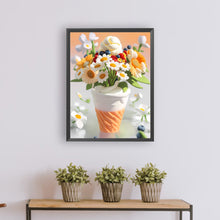 Load image into Gallery viewer, Soft Ice Cream Bouquet 30*40CM(Canvas) Full Round Drill Diamond Painting
