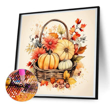 Load image into Gallery viewer, Pumpkin Flower Basket 30*30CM(Canvas) Full Round Drill Diamond Painting
