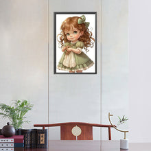 Load image into Gallery viewer, Little Girl 30*45CM(Canvas) Full Round Drill Diamond Painting
