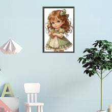 Load image into Gallery viewer, Little Girl 30*45CM(Canvas) Full Round Drill Diamond Painting
