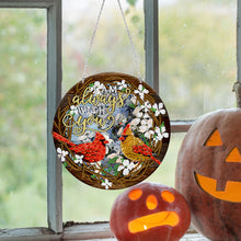 Load image into Gallery viewer, Suncatcher Double Sided Diamond Painting Hanging Decoration (Freckled Bird)
