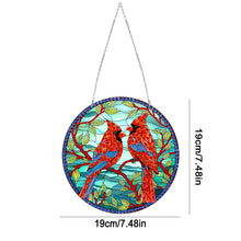 Load image into Gallery viewer, Suncatcher Double Sided Diamond Painting Hanging Decoration (Freckled Bird)
