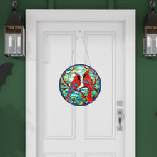 Load image into Gallery viewer, Suncatcher Double Sided Diamond Painting Hanging Decoration (Freckled Bird)
