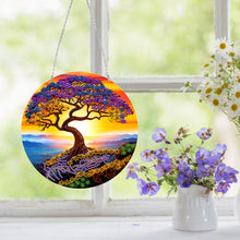 Load image into Gallery viewer, Suncatcher Double Sided Diamond Painting Hanging Decor (The Cliff Tree of Life)
