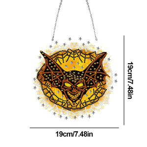 Suncatcher Double Sided Diamond Painting Art Hanging Decoration (Evil Bat)